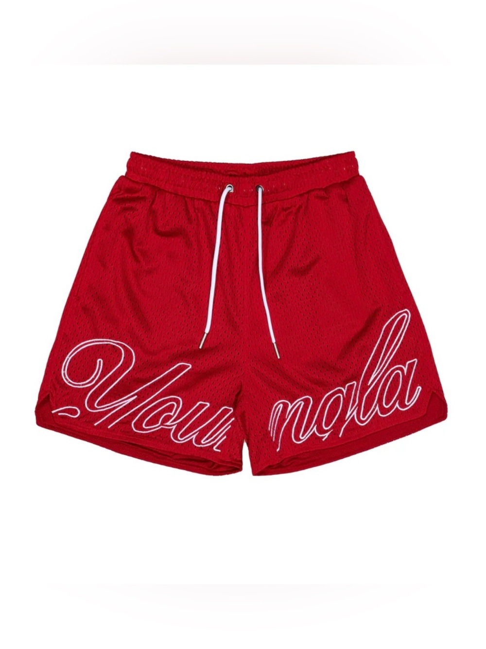 YoungLA - Championship Shorts 155 - Red Large New